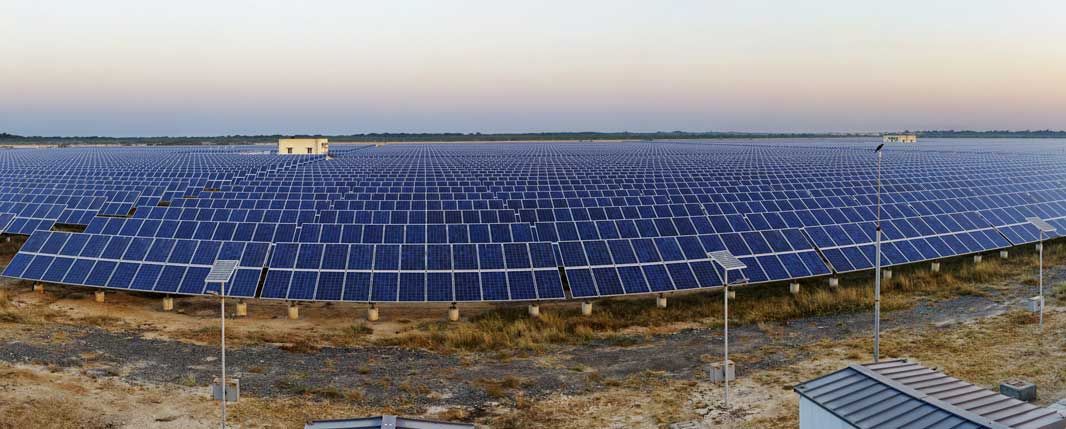 Solar Power Plant in Mithapur, Gujarat.