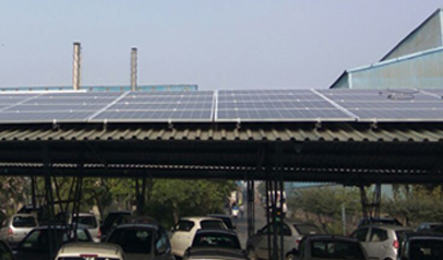 Commercial Rooftop Solar Project at Jindal Steel, Hissar by Tata Power Solar.