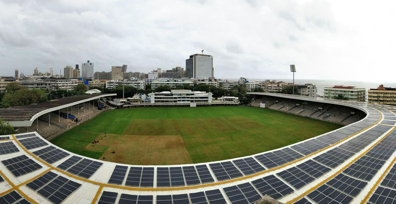 Cricket Club of India, Mumbai, World's Largest Solar Powered Cricket Stadium